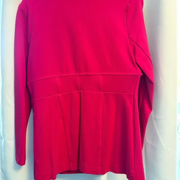 Eloquii Vibrant Pink Women's Corset Blazer - Picture 2 of 3